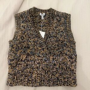COS Multicolor Knit Sweater Vest, Size XS/S (fits like small!)